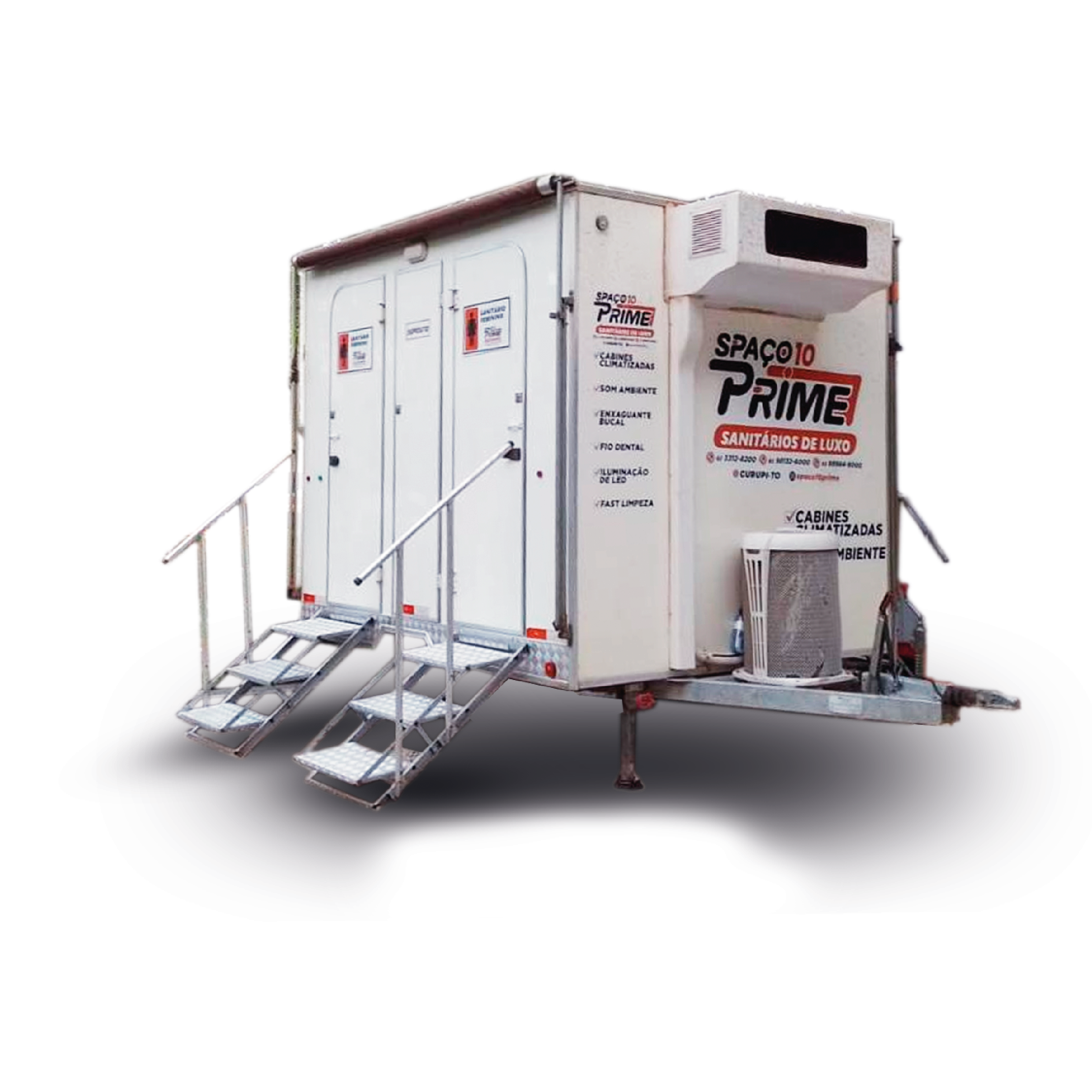 Trailler Banheiro com 2 Cabines