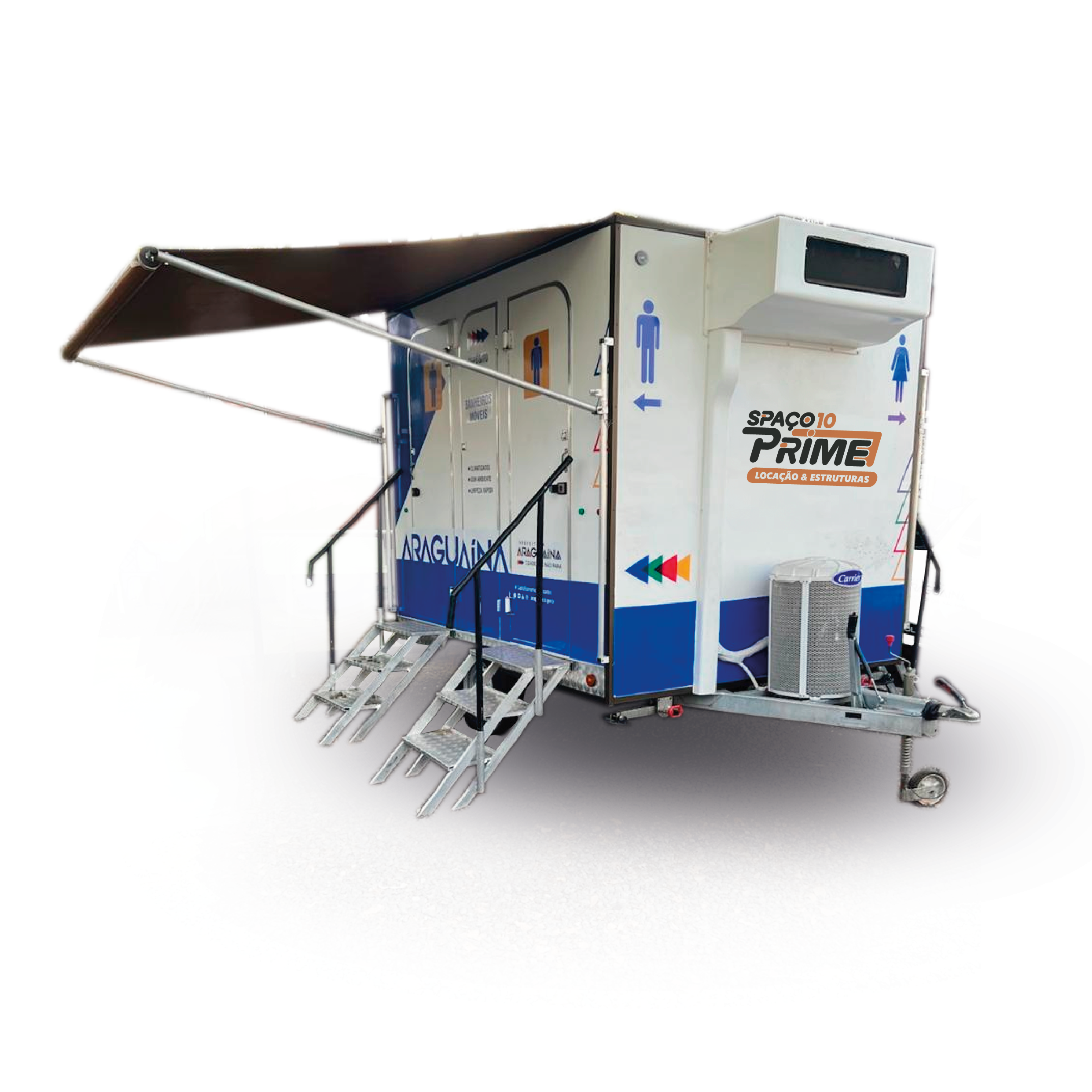 Trailler Banheiro com 4 Cabines