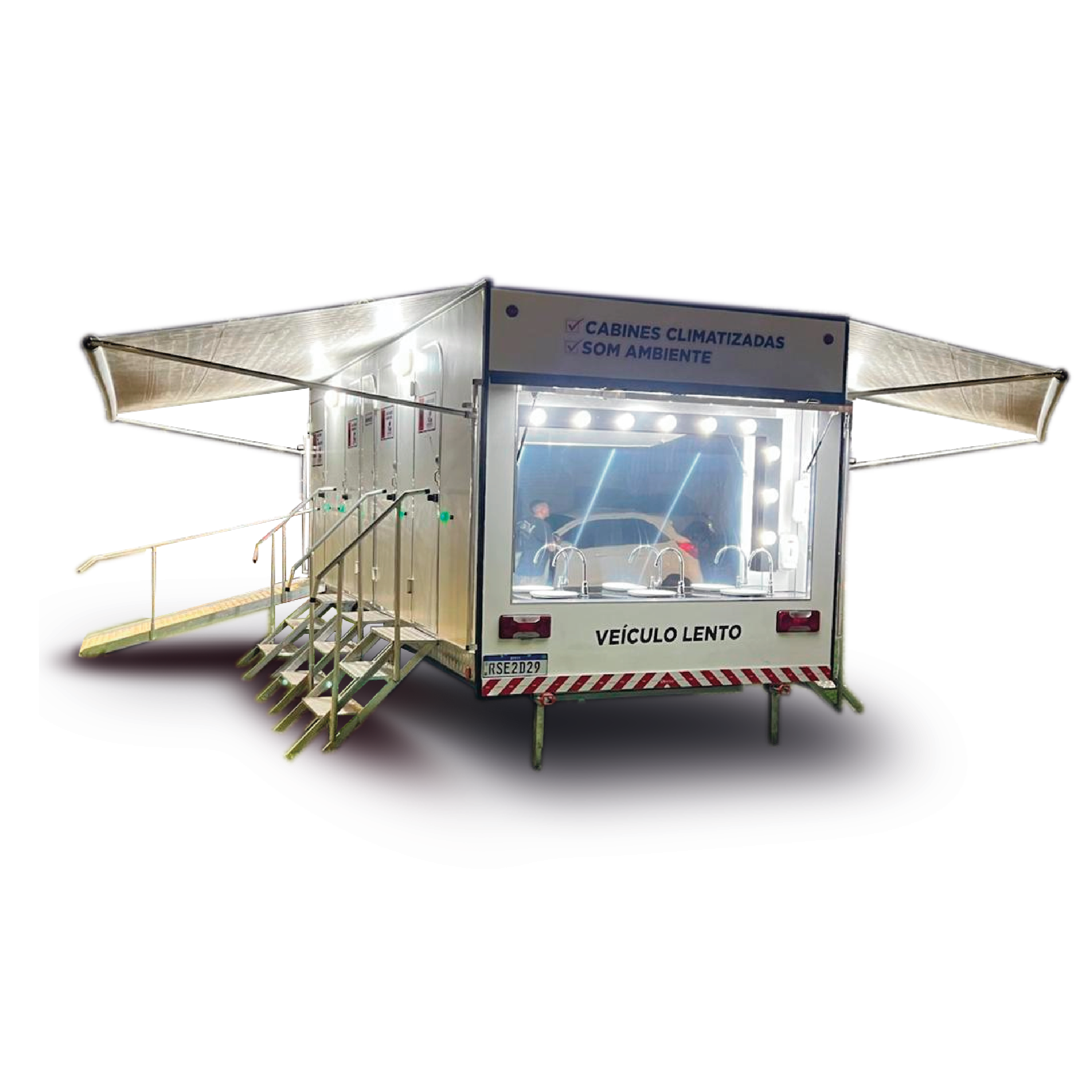 Trailler Banheiro com 8 Cabines