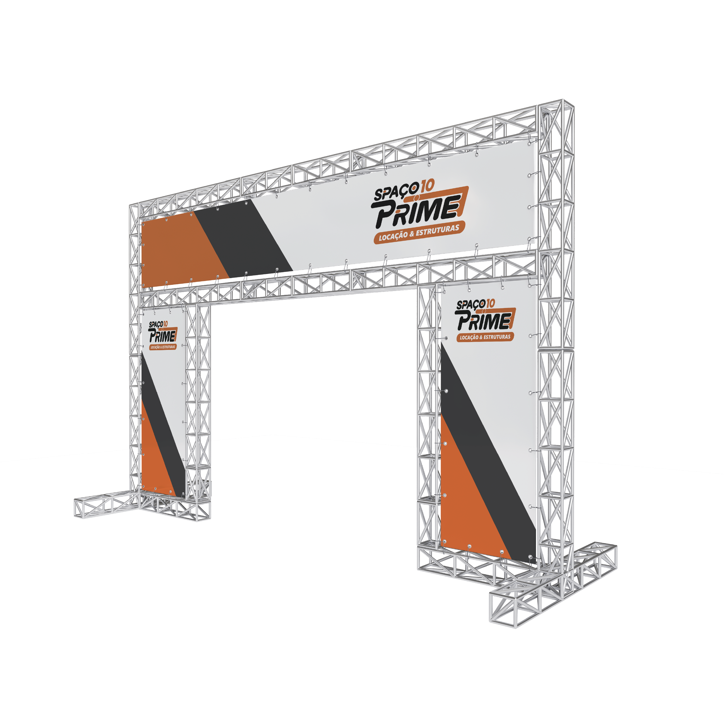 Mega Pórtico 10m comp. x 4m alt.