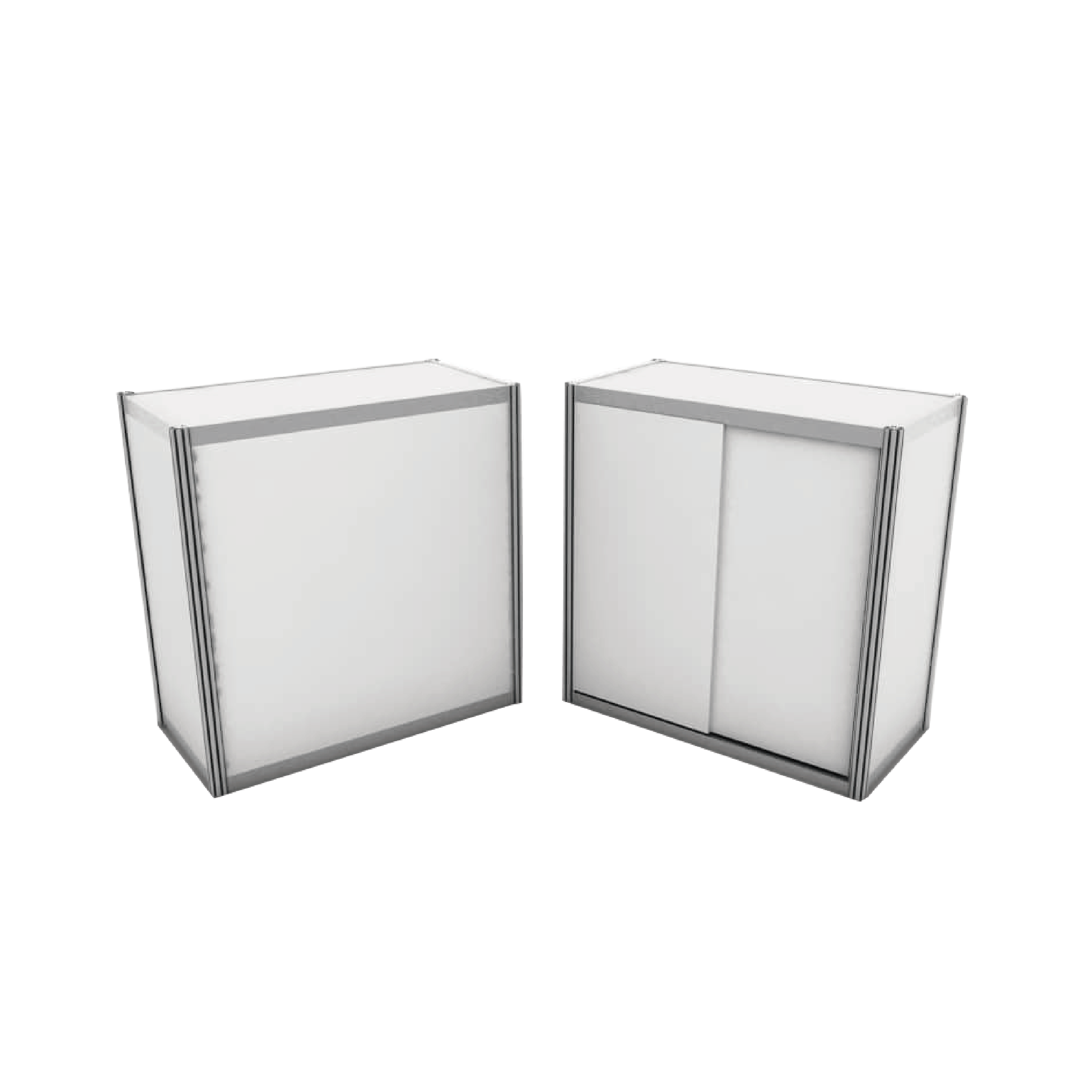 Balcão Octanorm 1,00m x 0,50m x 1,05m