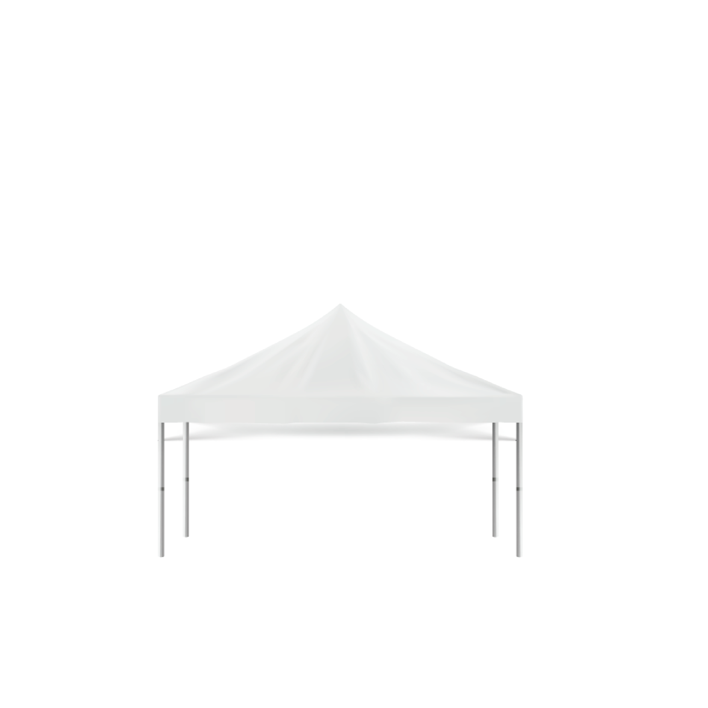 Tenda Piramidal Lona Branca 6m x 6m